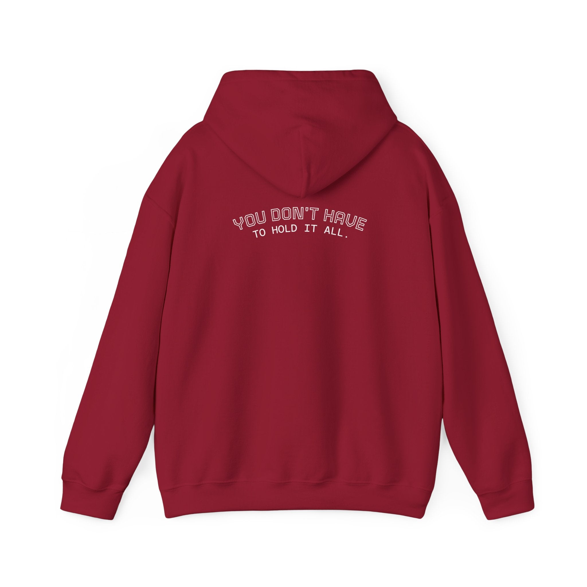 Minimal Line Art Faces Hoodie | Tiny Center Chest Illustration