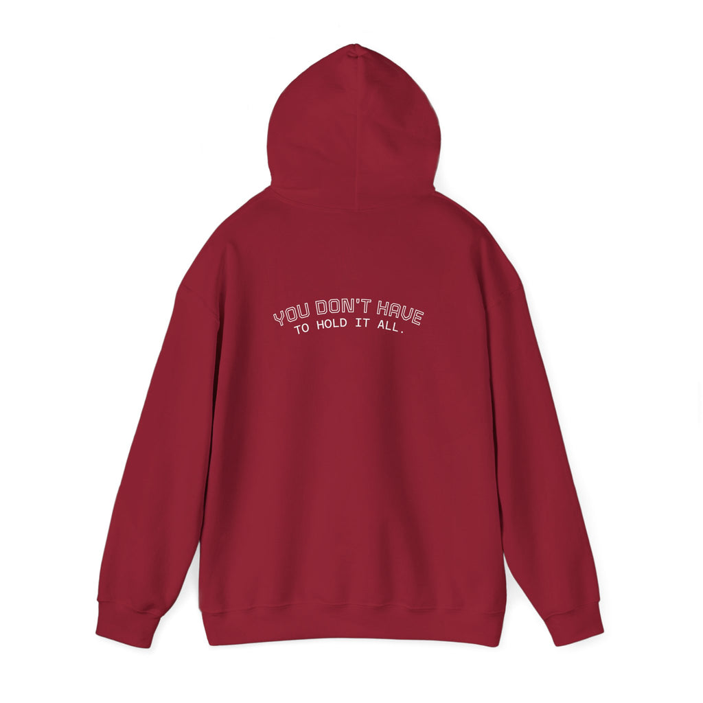 Minimal Line Art Faces Hoodie | Tiny Center Chest Illustration