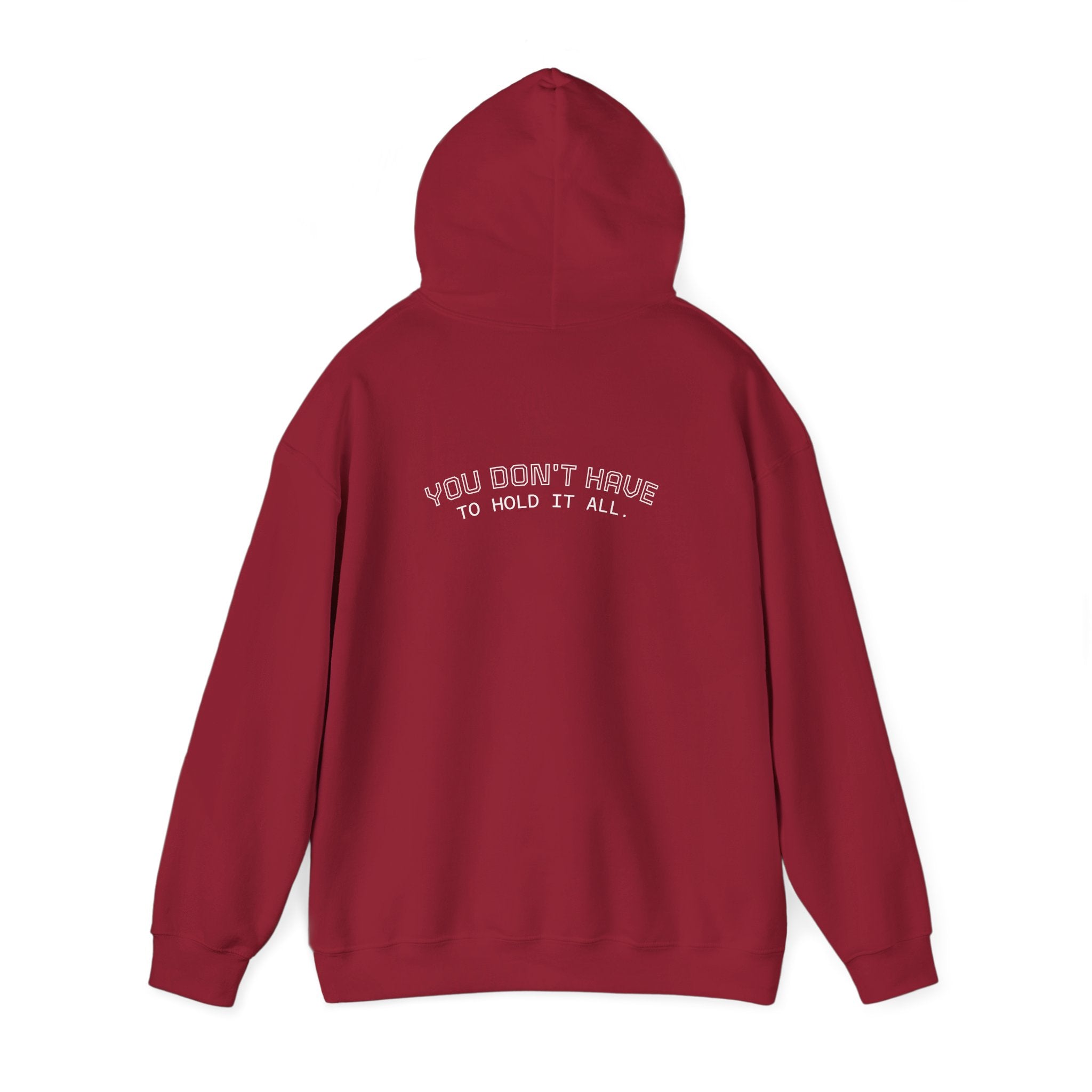 Minimal Line Art Faces Hoodie | Tiny Center Chest Illustration