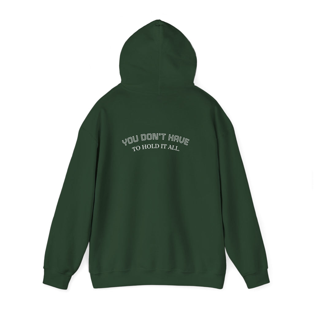 Minimal Line Art Faces Hoodie | Tiny Center Chest Illustration