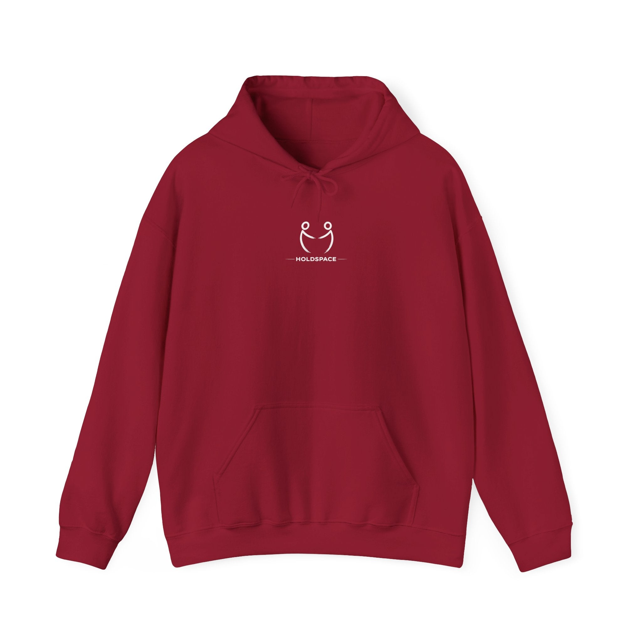 Minimal Line Art Faces Hoodie | Tiny Center Chest Illustration