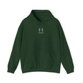 Minimal Line Art Faces Hoodie | Tiny Center Chest Illustration