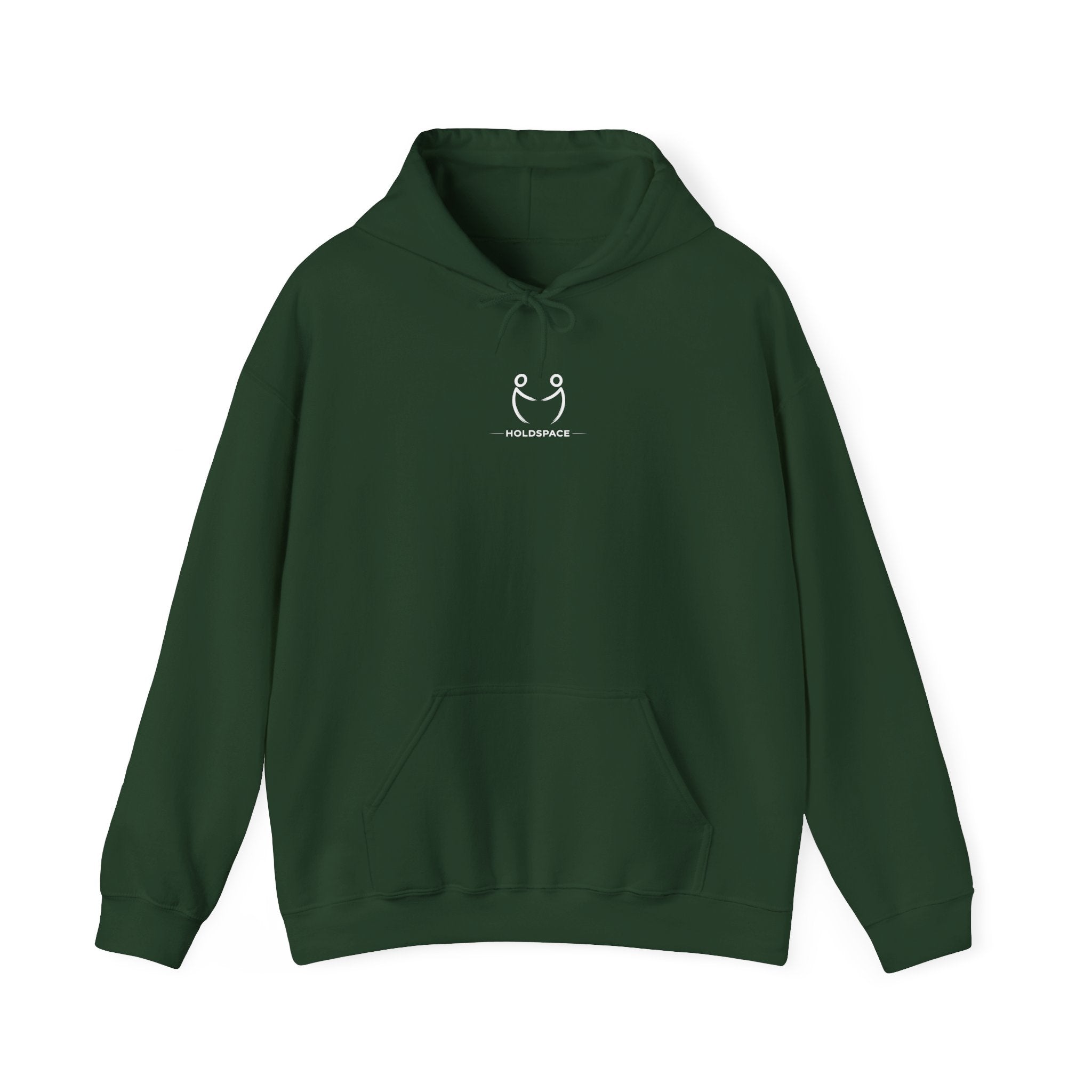 Minimal Line Art Faces Hoodie | Tiny Center Chest Illustration