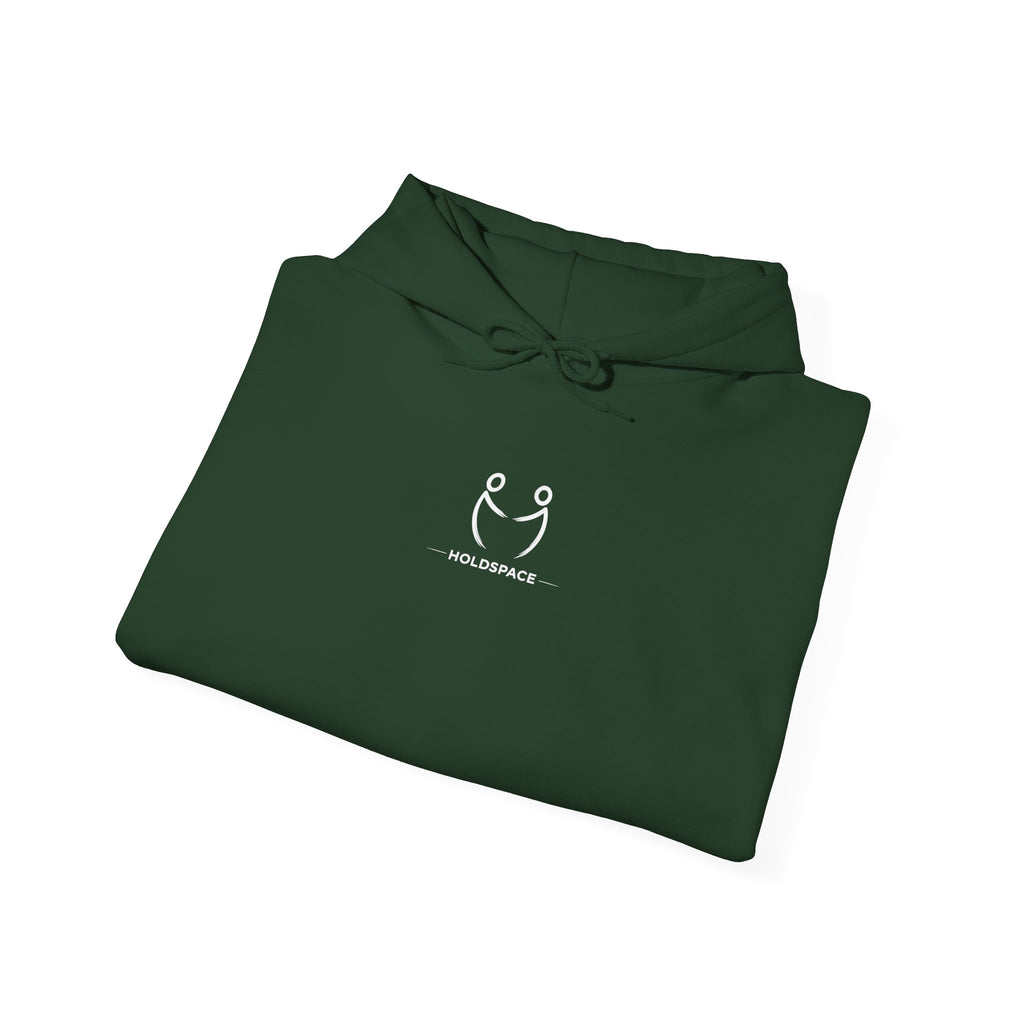 Minimal Line Art Faces Hoodie | Tiny Center Chest Illustration