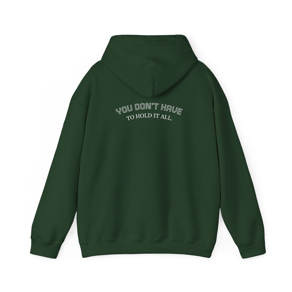 Minimal Line Art Faces Hoodie | Tiny Center Chest Illustration