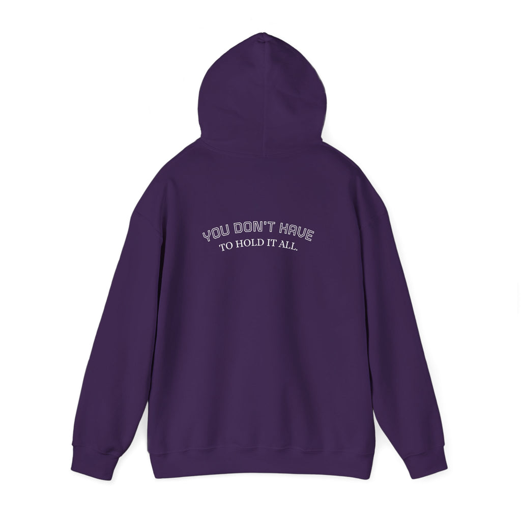 Minimal Line Art Faces Hoodie | Tiny Center Chest Illustration
